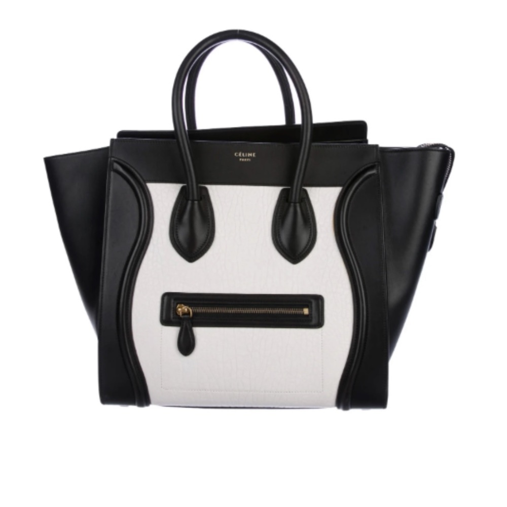 Céline Bicolor Mini Luggage Tote - Picture 5 of 7